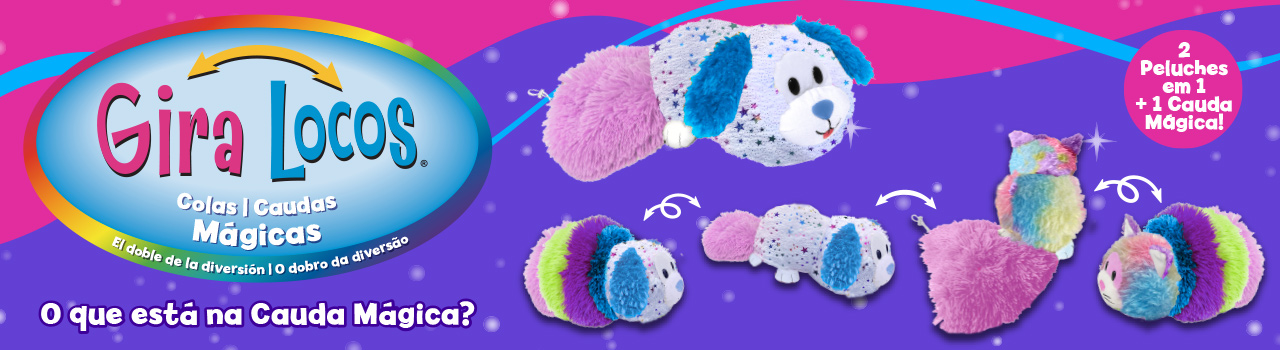 Gira Locos - Peluches Caudas Mágicas